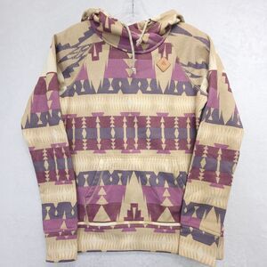 Burton DryRide Southwestern Print Multicolor Hoodie Women's Sz XS Snowboarding